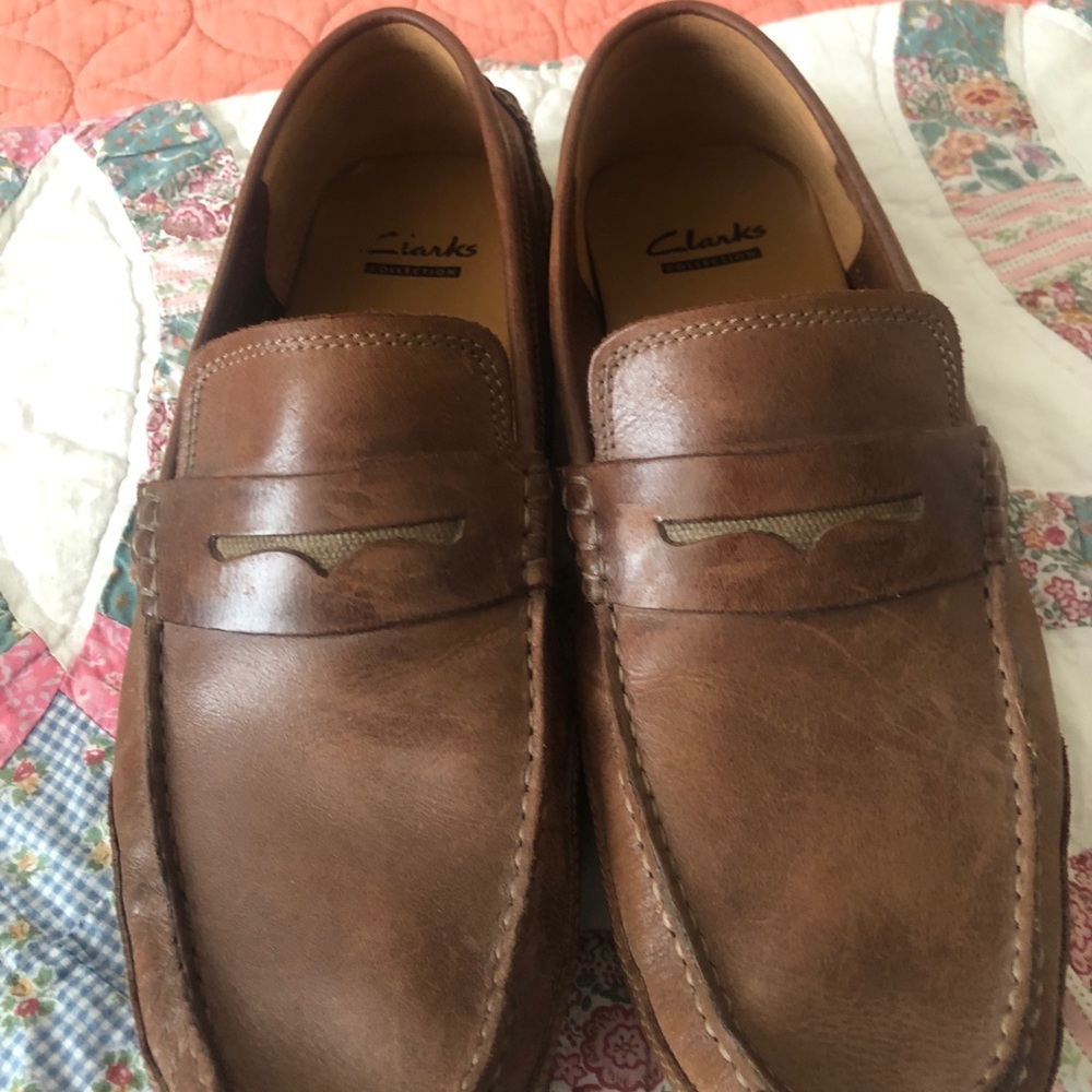 Clarks Penny Loafers